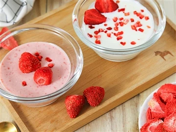 Come fare la polvere di fragole liofilizzata