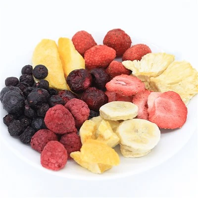 Fiorgo di frutta croccante essiccata